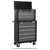Sealey AP2505B Rollcab 5 Drawer with Ball Bearing Runners - Black/grey