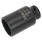 Sealey SX0041 Impact Socket 33mm Bi-hex Deep 1/2sq Drive