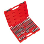 Sealey AK2198 Ribe Socket Bit Set 32pc 1/2sq Drive