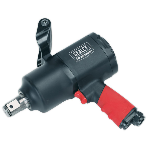 Sealey SA6005 Air Impact Pistol Wrench 1"Sq Drive Twin Hammer Composite