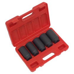 Sealey SX050 Impact Hub Nut Socket Set 5pc 1/2Sq Drive