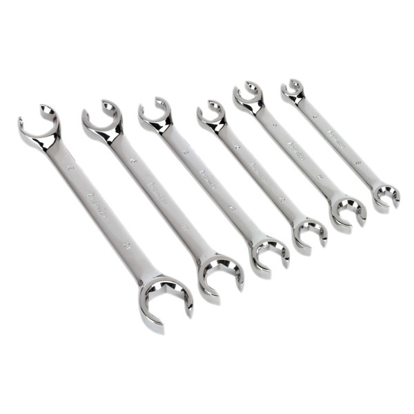 Flare Nut Spanner Set 6pc Metric Rapid Online 