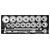 Siegen S0768 Socket Set 21pc 1sq Drive Metric
