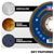 Sealey FD10080 Flap Disc Zirconium Ø100mm Ø16mm Bore 80Grit