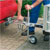 Sealey TB371 Jockey Wheel and Clamp Ø35mm - 150mm Solid Wheel