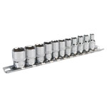 Sealey AK2670 Socket Set 11pc 1/4sq Drive 6pt Walldrive Imperial