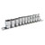 Sealey AK2670 Socket Set 11pc 1/4sq Drive 6pt Walldrive Imperial