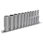Sealey AK2671 Socket Set 11pc 1/4sq Drive 6pt Deep Walldrive Imperial