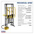 Sealey RE300 Coil Spring Compressor - Air Operated 1000kg