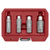 Sealey AK6556 Spark Plug Socket Set 4pc 3/8Sq Drive