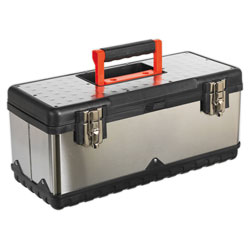 Sealey AP505S Stainless Steel Toolbox 505mm with Tote Tray