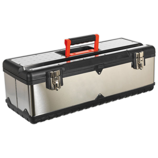 Sealey Stainless Steel Toolbox 660MM with Tote Tray