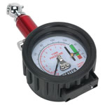 Sealey TSTPDG01 Tyre Pressure Gauge with Tyre Tread Depth Gauge