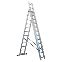 Sealey ACL312 Aluminium Extension Combination Ladder 3x12 En131