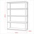 Sealey AP6548 Racking Unit with 5 Shelves 600kg Capacity Per Level