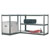 Sealey AP6548 Racking Unit with 5 Shelves 600kg Capacity Per Level