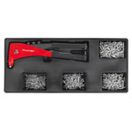 Sealey TBT15 Tool Tray with Riveter and 400 Assorted Rivet Set