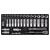 Sealey TBT20 Tool Tray with Socket Set 3/8sq Drive 35pc