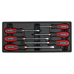 Sealey TBT29 Tool Tray with Hammer-thru Screwdriver Set 6pc