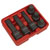 Sealey SX052 Impact Spline Socket Set 1/2sq Drive 6pc