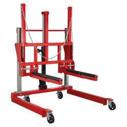 Sealey W508T Wheel Removal Trolley 500kg Yankee Adjustable Width