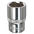 Sealey SP1412 WallDrive® Socket 12mm 1/4Sq Drive Fully Polished