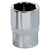Sealey SP1413 Walldrive® Socket 13mm 1/4sq Drive Fully Polished