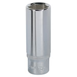 Sealey SP1413D Walldrive® Socket 13mm Deep 1/4"sq Drive Fully Polished