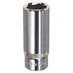 Sealey SP1414D Walldrive® Socket 14mm Deep 1/4"sq Drive Fully Polished