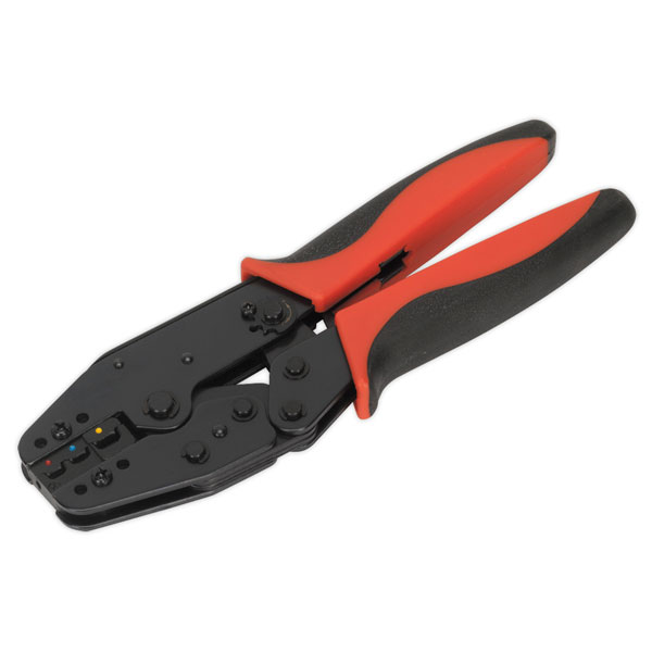 Sealey Ak3864 Ratchet Crimping Tool Insulated Terminals 