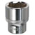 Sealey SP1225 WallDrive® Socket 25mm 1/2Sq Drive Fully Polished