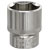 Sealey SP1227 Walldrive® Socket 27mm 1/2sq Drive Fully Polished