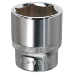 Sealey SP1230 WallDrive® Socket 30mm 1/2"Sq Drive Fully Polished