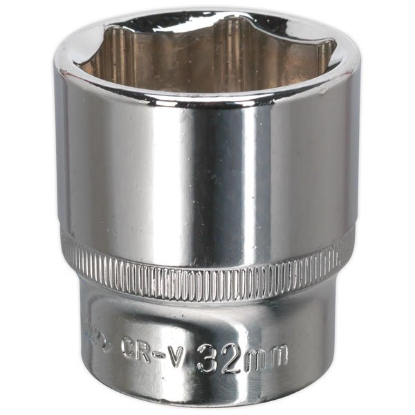 Sealey SP1232 Walldrive® Socket 32mm 1/2