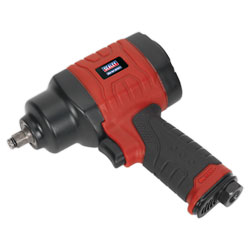 Sealey GSA6000 Composite Air Impact Wrench 3/8Sq Drive - Twin Hammer