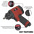 Sealey GSA6000 Composite Air Impact Wrench 3/8Sq Drive - Twin Hammer