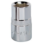 Sealey SP1214 Walldrive® Socket 14mm 1/2"sq Drive Fully Polished