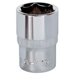 Sealey SP1219 Walldrive® Socket 19mm 1/2sq Drive Fully Polished