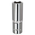 Sealey SP1218D WallDrive® Socket 18mm Deep 1/2"Sq Drive Fully Polished