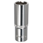 Sealey SP1221D Walldrive® Socket 21mm Deep 1/2"sq Drive Fully Polished