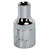 Sealey SP1404 Walldrive® Socket 4mm 1/4sq Drive Fully Polished
