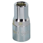 Sealey SP1406 Walldrive® Socket 6mm 1/4"sq Drive Fully Polished