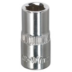 Sealey SP1407 Walldrive® Socket 7mm 1/4"sq Drive Fully Polished