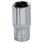 Sealey SP1409 Walldrive® Socket 9mm 1/4sq Drive Fully Polished