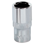 Sealey SP1410 Walldrive® Socket 10mm 1/4sq Drive Fully Polished