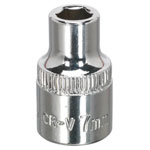 Sealey SP3807 Walldrive® Socket 7mm 3/8"sq Drive Fully Polished