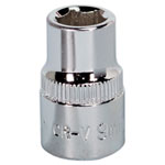 Sealey SP3809 Walldrive® Socket 9mm 3/8"sq Drive Fully Polished