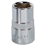 Sealey SP3811 Walldrive® Socket 11mm 3/8"sq Drive Fully Polished