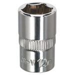 Sealey SP3812 WallDrive® Socket 12mm 3/8"Sq Drive Fully Polished