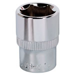 Sealey SP3814 Walldrive® Socket 14mm 3/8"sq Drive Fully Polished